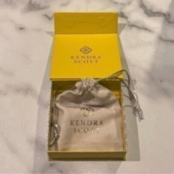 NWT Kendra Scott Didi Rose Gold Statement Earrings In Abalone Shell - Picture 6 of 6